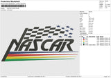 NASCAR 22425 Embroidery File 6 size