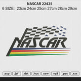 NASCAR 22425 Embroidery File 6 size