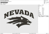 NEVADA Embroidery File 6 size
