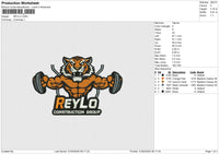 REYLO Embroidery File 6 size