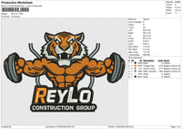 REYLO Embroidery File 6 size