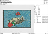 Broken Heart Embroidery File 6 size
