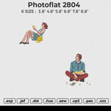 Photoflat 2804 Embroidery File 6 size