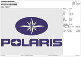 Polaris v3 Embroidery File 6 size